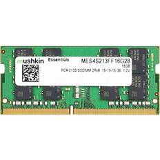 16 GB - 2133 MHz - SO-DIMM DDR4 RAM-geheugens Mushkin 16 GB DDR4-2133 Werkgeheugen