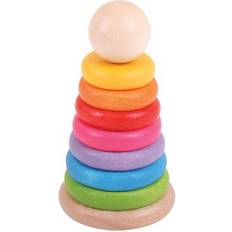 Stacking Toys on sale Bigjigs First Rainbow Stacker