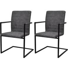 vidaXL Cantilever Köksstol 88.2cm 2st