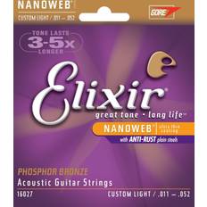 Elixir Libri Elixir Nanoweb Phosphor Bronze Custom Light