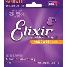 Livres Elixir 11002 Cordes Guitare folk