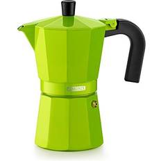 Verde Cafeteras Moka Monix Lima-Cafetera Italiana de Aluminio 6 Tazas