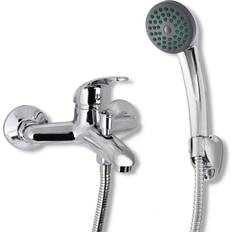 Grifos de Bañera y Ducha vidaXL Bath Shower Mixer Cromo