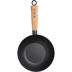 Poêles Wok KitchenCraft World of Flavours Oriental Carbon Steel 25 cm