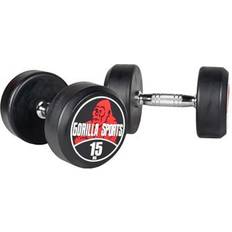 Gorilla Sports Dumbbells Set 2x15kg