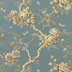 Ralph Lauren Home Tapete Ashfield Floral von Tourmaline turquoise