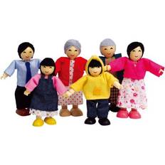 Hape Dockor & Dockhus Hape Happy Family Asian