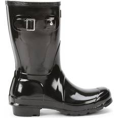 Hunter Damen Gummistiefel Hunter Original Short Gloss W - Black