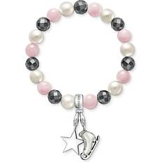 Quartz Bracelets Thomas Sabo Charm Club Bracelet - Silver/Pearls