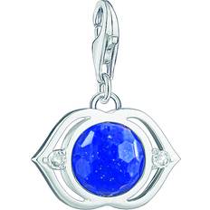 Lapis Charms & Pendants Thomas Sabo Charm Club Lotus Charm Pendant - Silver/Blue/White