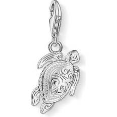 Sköldpadda smycken Thomas Sabo Charm Club Tortoise Charm Pendant - Silver