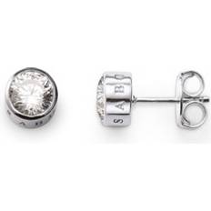 White Jewellery Thomas Sabo Large Ear Stud Earrings - Silver/White