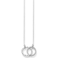 Thomas sabo forever together Thomas Sabo Forever Together Large Necklace - Silver/Transparent