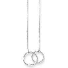 Thomas sabo forever together Thomas Sabo Glam & Soul Together Forever Necklace - Silver/White