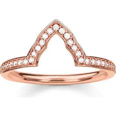 Thomas Sabo Glam & Soul Ring - Rose Gold/White