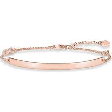 Thomas Sabo Love Bridge Infinity Bracelet - Rose Gold/White