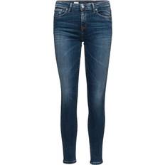 Tommy Hilfiger Jean 'Doreen' - Bleu Foncé/Marron Châtaigne