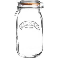 Kilner Bocal En Verre Pour Conserves Avec Clip 1.5 L - Verre 150 cl Boîte de Cuisine 1.5L