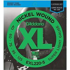 D'Addario EXL220-5 Corde Basso 5 Corde