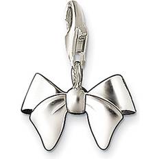 Silver - Unisex Berlocker & Hängen Thomas Sabo Club Bow Charm - Silver