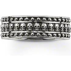Thomas Sabo Rebel At Heart Mini Döskallar Ring Oxiderat Silver