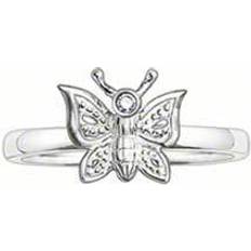 Thomas Sabo Silver Ring - Silver/Diamonds