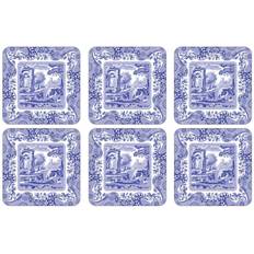 Spode Glasbrikker Spode Blue Italian Glasbrik 6stk