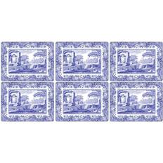 Spode Bordskånere Spode Blue Italian Bordskåner 6stk