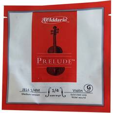 D'Addario J814 1/4M Prelude 1/4 Scale Medium Tension Single G String for Violin