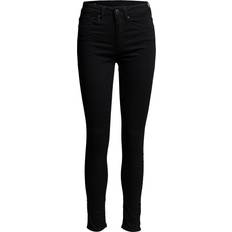 Polyuretan Jeans G-Star 3301 Ultra High Super Skinny Jeans - Black