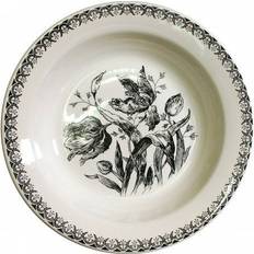 Black Soup Plates Gien Tulipes Soup Plate 23cm