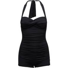 Seafolly Baddräkter Seafolly Boyleg Maillot Swimsuit - Black