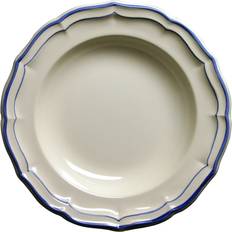 Gien Filets Bleus Soup Plate 22.5cm