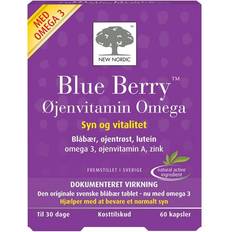 Koppar Fettsyror New Nordic Blue Berry Omega 3 60 st