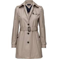 Tommy Hilfiger Heritage Single Breasted Trench Coat - Grey