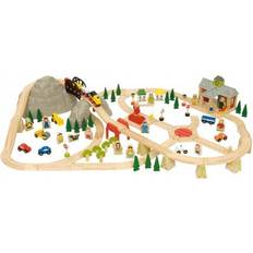 Bigjigs Tågset Bigjigs Mountain Railway Set Mountain Railway Set
