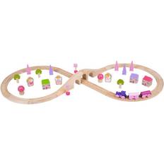 Wooden Toys Toy Vehicles Bigjigs Fairy Figure of Eight Train Set