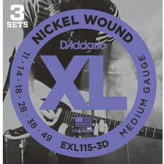 D'Addario EXL115-3D E-guitar strings