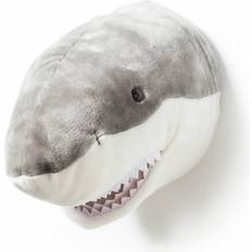 Gris Têtes Murales Brigbys Trophée Peluche Requin