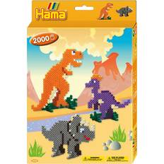 Hama Beads Boîte de perles midi Le monde des dinosaures