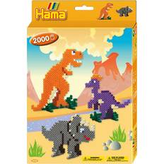 Hama Beads Midi Beads Pärlbox Dinosaurier 2000 Pärlor 3434