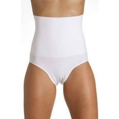 Camille Seamfree Shapewear Comfort Hi Waisted Control Brief - White