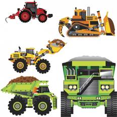 RoomMates Construction Vehicles Wall Decals