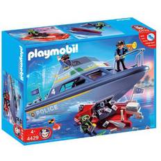 Bateaux jouet Playmobil Police Boat 4429