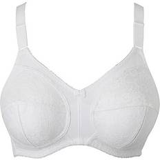 Dotty Full Cup Non Wired Bra - White