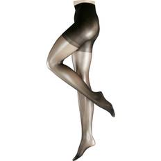 Noir Collants Falke Collants Semi-Transparent Panty - Taille