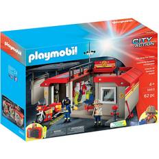 Fire Fighters Toys Playmobil Take Along Fire Station 5663