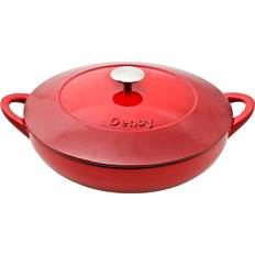 Denby Pomegranate Cast Iron with lid 3.8 L 30 cm