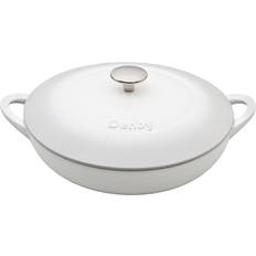 Vita Traktörgrytor Denby Natural Canvas med lock 3.8 L 30 cm