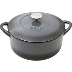 Denby Halo Cast Iron Round med låg 24cm